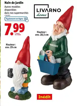 Lidl LIVARNO home Nain de jardin offre