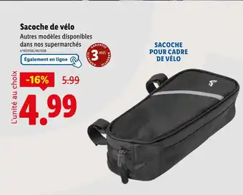 Lidl Sacoche de vélo offre