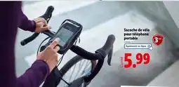 Lidl Crivit Sacoche de vélo pour téléphone portable offre