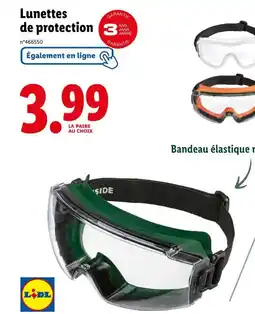 Lidl Lunettes de protection offre