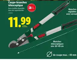 Lidl PARKSIDE Coupe-branches télescopique offre