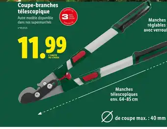 Lidl PARKSIDE Coupe-branches télescopique offre