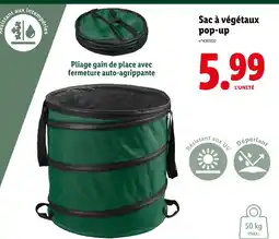 Lidl Sac à végétaux pop-up offre