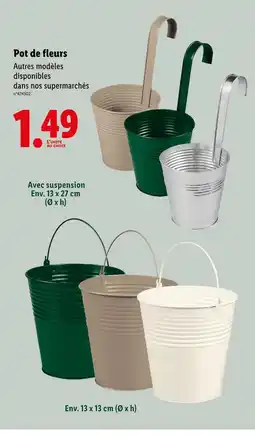 Lidl Pot de fleurs offre