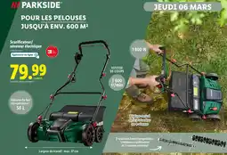 Lidl PARKSIDE Scarificateur/aérateur électrique offre