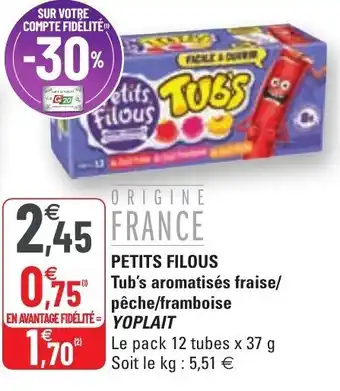 G20 Petits filous offre