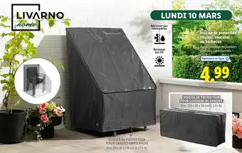 Lidl LIVARNO HOME Housse de protection chaises, coussins ou barbecue offre