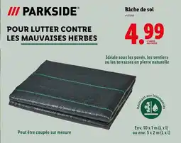 Lidl PARKSIDE Bâche de sol offre