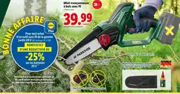 Lidl PARKSIDE Mini-tronçonneuse à bois sans fil offre