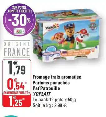 G20 Fromage frais aromatisé offre