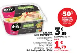 Super U MIX BUFFET Salade offre