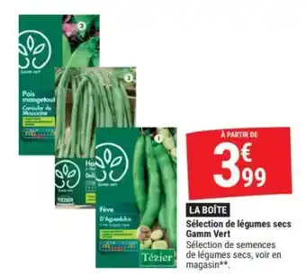 Gamm vert Sélection de légumes secs Gamm Vert offre