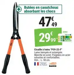 Gamm vert Cisaille à haies "P59-25-F" offre