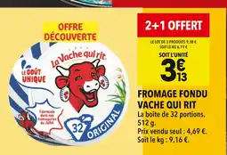 Supeco La Vache qui rit Fromage fondu offre