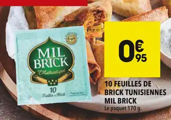 Supeco MIL BRICK 10 feuilles de brick tunisiennes offre