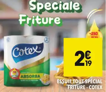 Supeco COTEX Essuie tout spécial friture offre