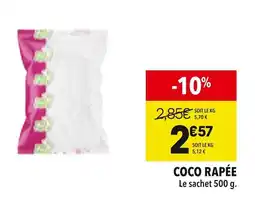 Supeco Coco rapée offre