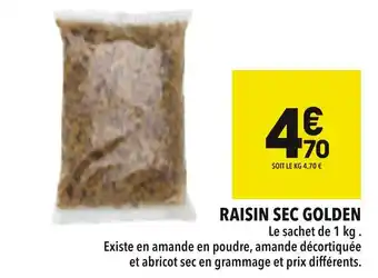 Supeco Raisin sec golden offre