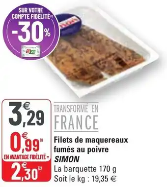 Filets de ma quereaux