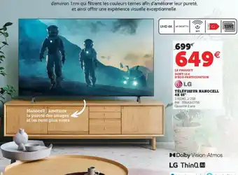 Super U Téléviseur Nanocell 4K 55 offre