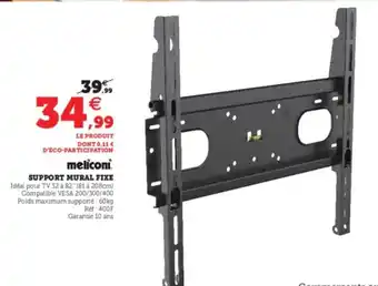 Super U Support Mural Fixe offre