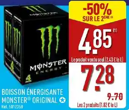 ALDI Boisson énergisante monster original offre