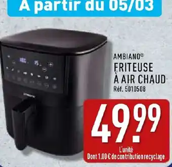 ALDI Ambiano friteuse à air chaud offre