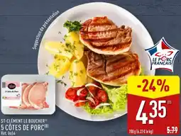 ALDI St-clément le boucher 5 côtes de porc offre