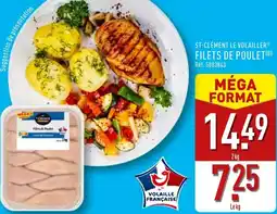 ALDI St-clément le volailler filets de poulet offre