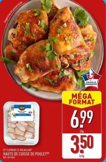 ALDI St-clément le volailler hauts de cuisse de poulet offre