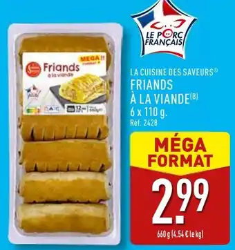 ALDI La cuisine des saveurs friands à la viande offre