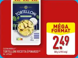 ALDI Cucina nobile tortelloni ricotta épinards offre