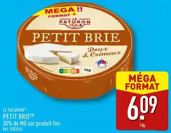 ALDI Le paturon petit brie offre