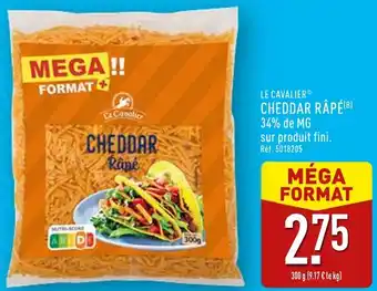 ALDI Le cavalier cheddar râpé offre