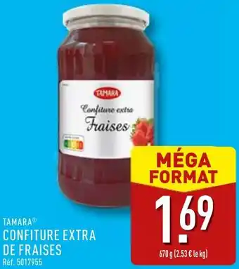 ALDI Tamara confiture extra de fraises offre