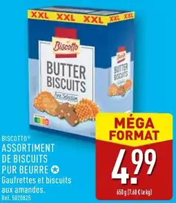 ALDI Biscotto assortiment de biscuits pur beurre offre