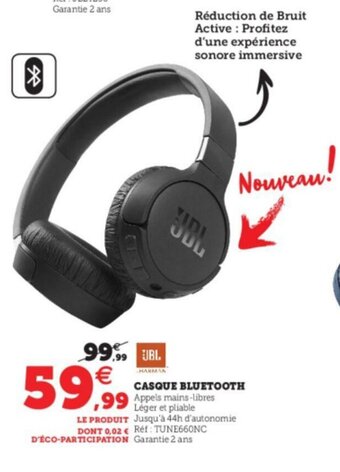 Super U Casque Bluetooth offre