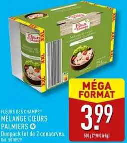 ALDI Fleurs des champs mélange cœurs palmiers offre