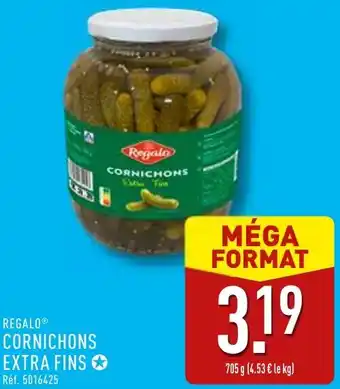 ALDI Regalo cornichons extra fins offre