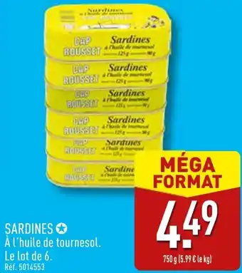 ALDI Sardines offre