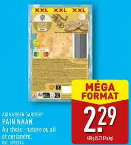 ALDI Asia green garden pain naan offre