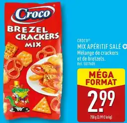 ALDI Croco mix apéritif salé offre