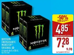 ALDI Boisson énergisante monster original offre