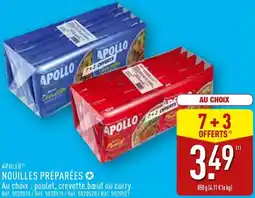 ALDI Apollo nouilles préparées offre