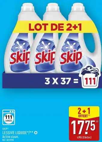 ALDI Skip lessive liquide offre