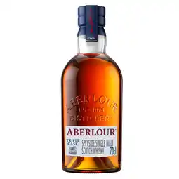 E.Leclerc Whisky Single Malt Aberlour Triple Cask - Highland - Ecosse, 40% vol. - 70 cl offre