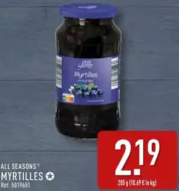 ALDI All seasons myrtilles offre