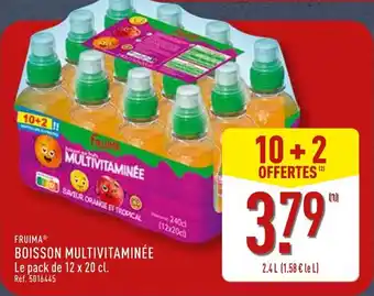 ALDI Fruima boisson multivitaminée offre