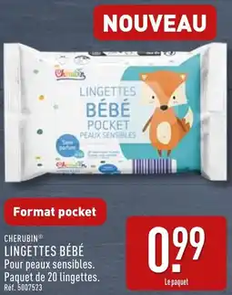 ALDI Cherubin lingettes bébé offre