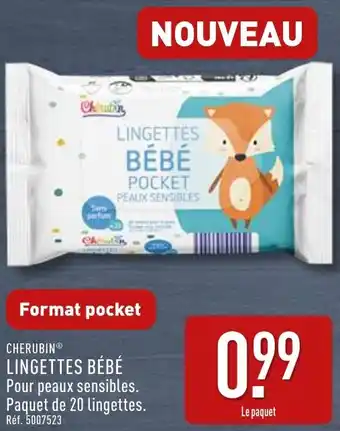 ALDI Cherubin lingettes bébé offre